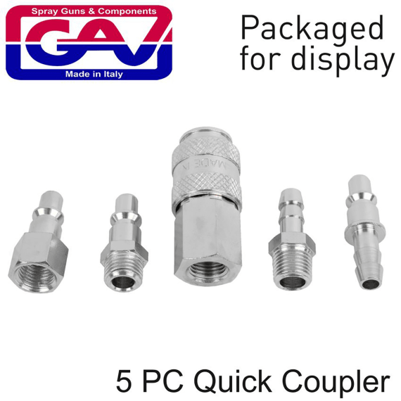 gav coupler quick set 5pc picture 1