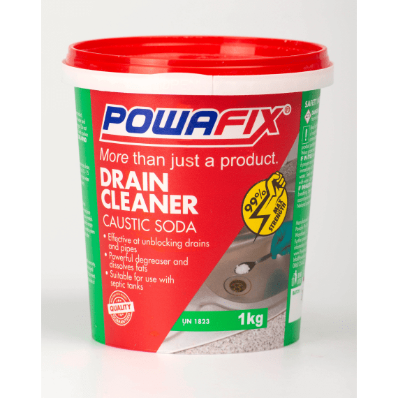 powafix caustic soda drain cleaner picture 1