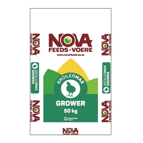 nova broilermax grow pel alb sal 50kg picture 1