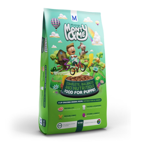 Montego Dogfood Dry Monty me Puppy 25kg Agrimark