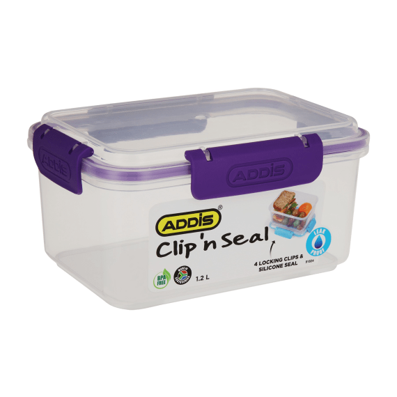 Clip & Seal Food Box 1.2l 1's Agrimark