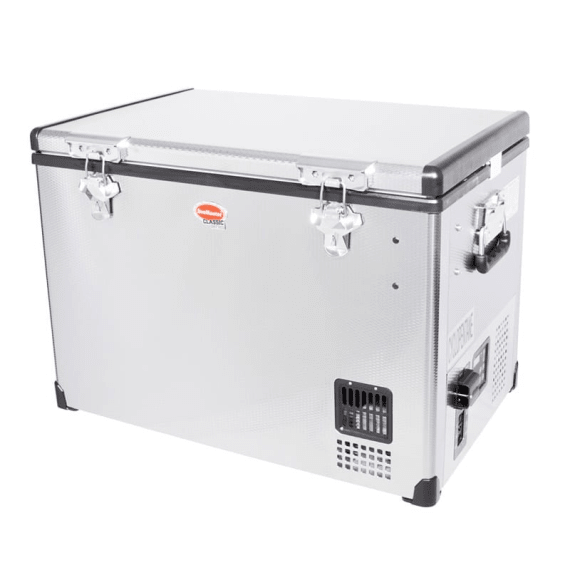snomaster 60l ac dc stainless steel fridge freezer picture 1