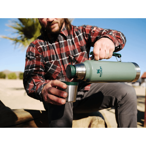 stanley classic vacuum flask 1l green picture 8