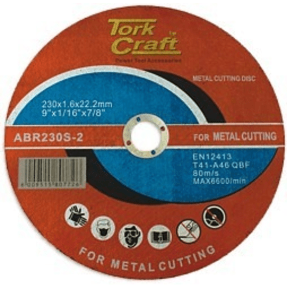 tork craft cutting disc 230mm steel picture 1