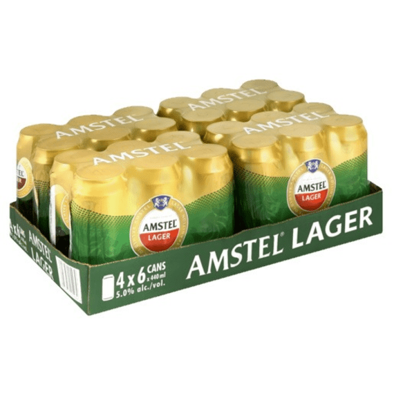 amstel lager beer long tom can 440ml picture 3