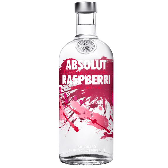 absolut vodka rasberri 750ml picture 1