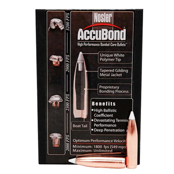 bullets 30cal 150gr nosler accubond picture 1