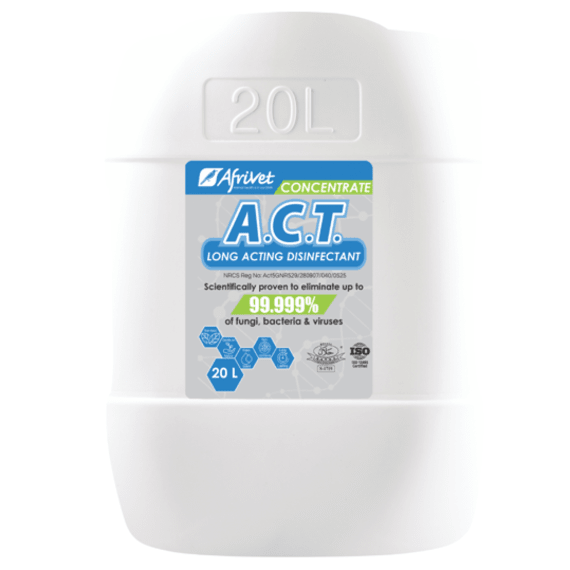 afrivet act long acting disinfectant 20l picture 1