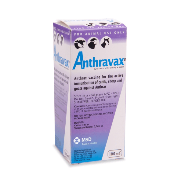 msd vaccine anthravax 100ml picture 1