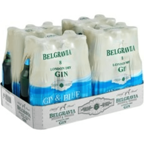 Belgravia Gin & Blue Tonic 275ml Agrimark