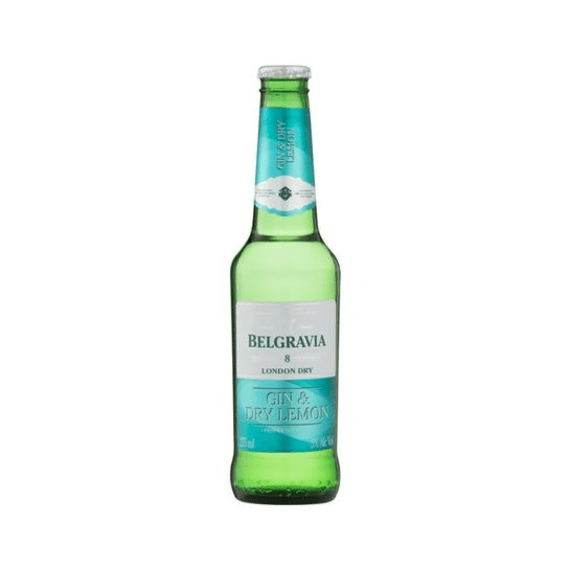 Belgravia Spirit Cooler Gin & Dry Lemon 275ml Agrimark