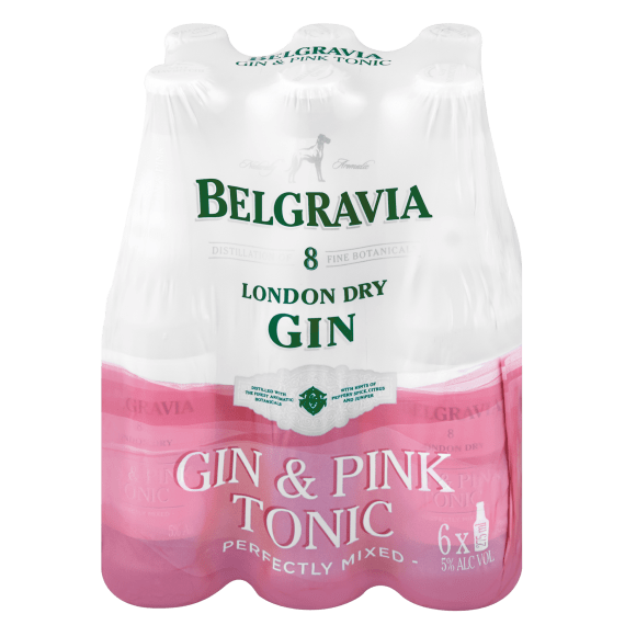 belgravia gin pink tonic 275ml picture 2