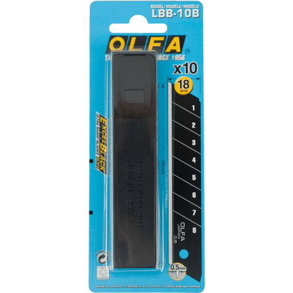 olfa blades lb 10b 18mm 10pk picture 1