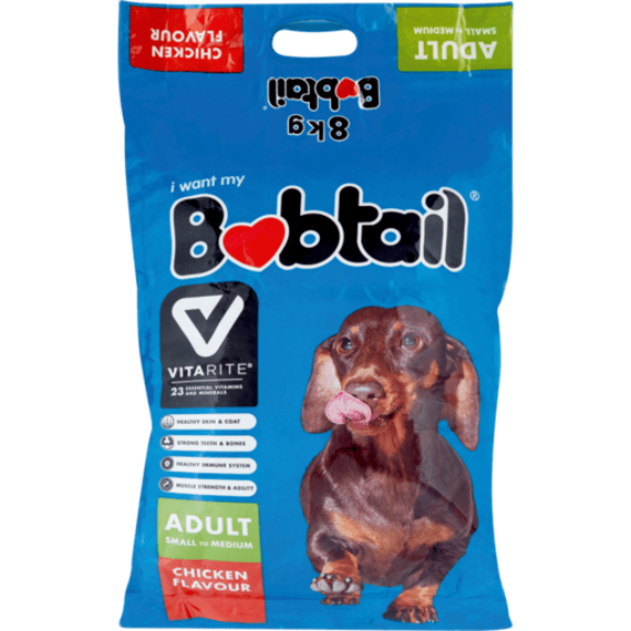 bobtail dogfood m l adult chicken 8kg picture 1