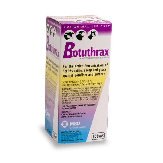 msd vaccine botuthrax 100ml picture 1