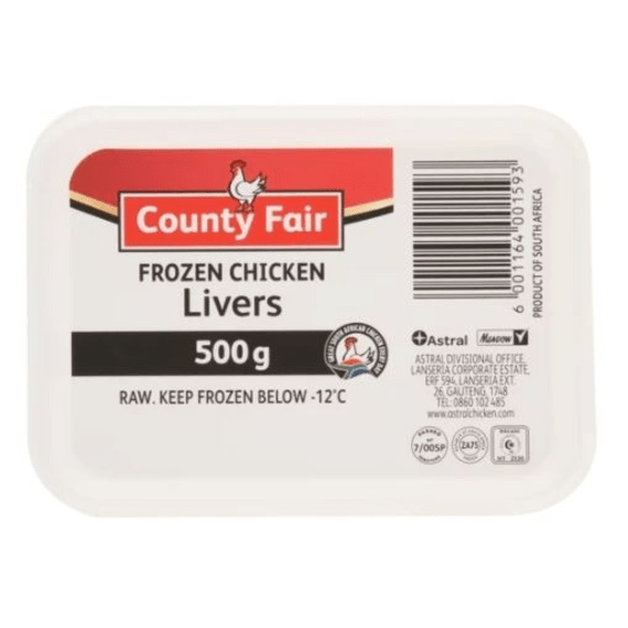 county fair chicken liver tub 500g picture 1
