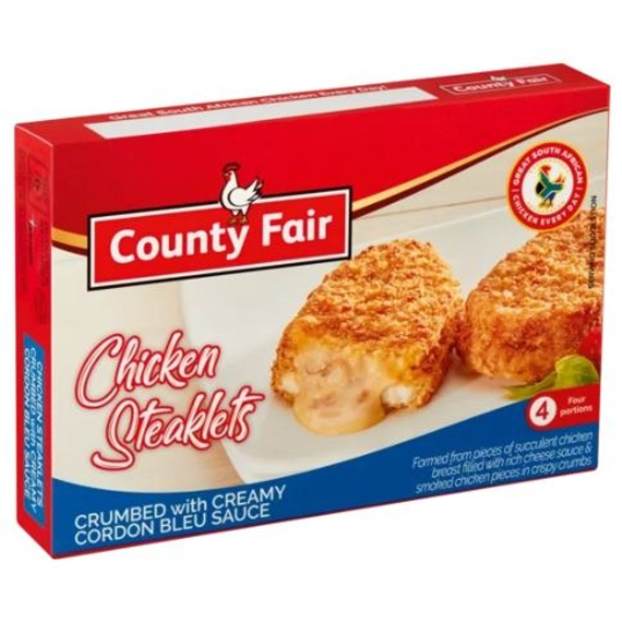 county fair chicken steaklets corden bleu 360g picture 1