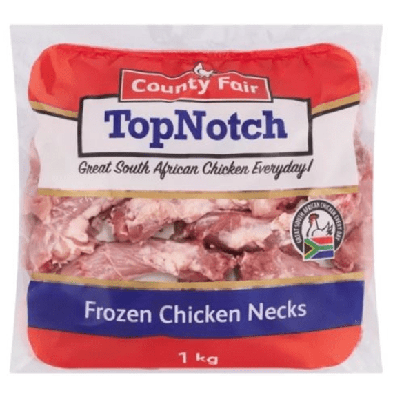 county fair top notch chicken necks frozen 1kg picture 1