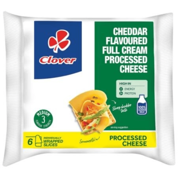 clover processed slices cheddar 90g picture 1