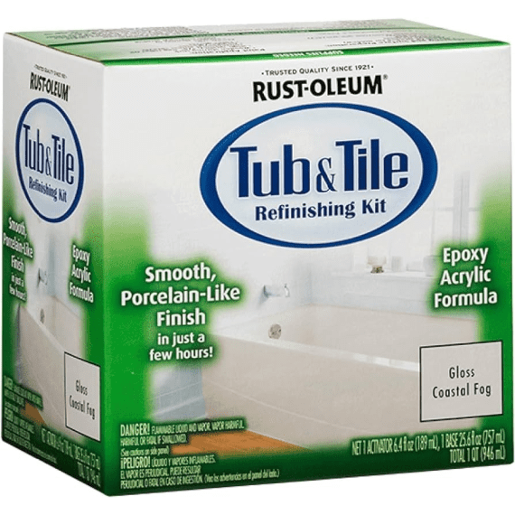 rustoleum tub n tile kit coastal fog 946 picture 1