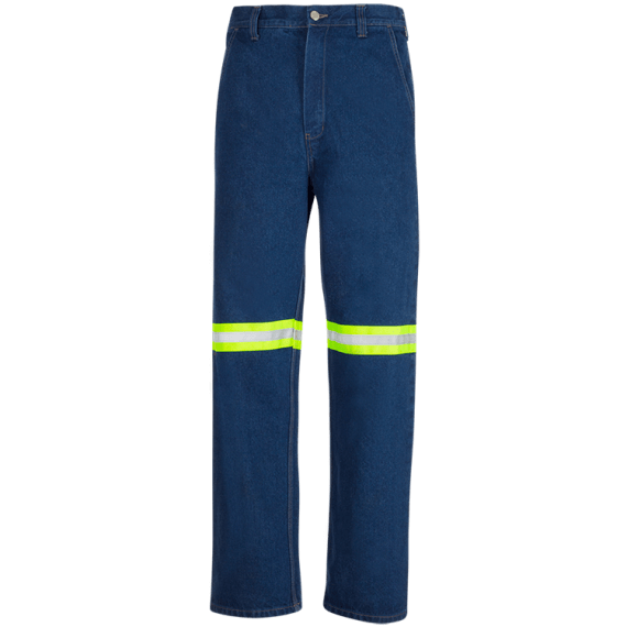 jonsson denim reflective work trousers picture 1