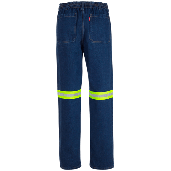 jonsson denim reflective work trousers picture 2