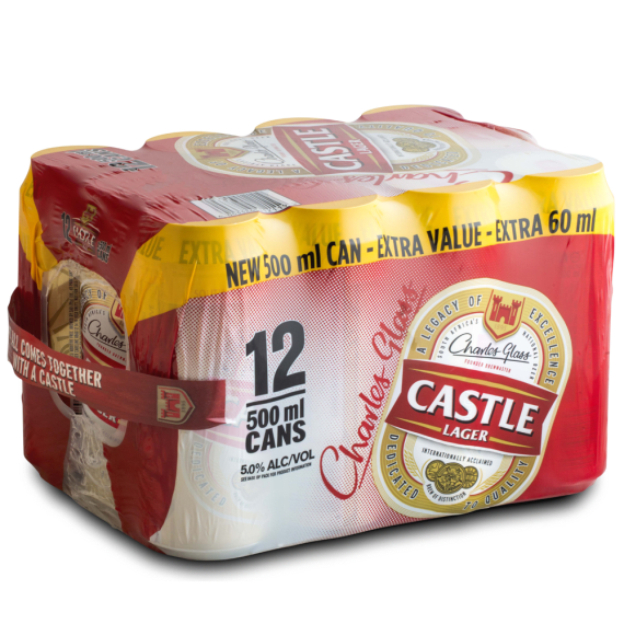 castle lager 12pack cans 500ml picture 2