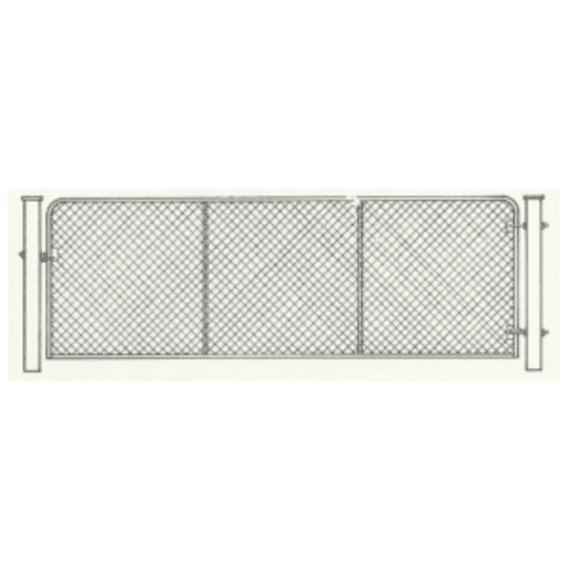 van schoor gate galvanised d series picture 1