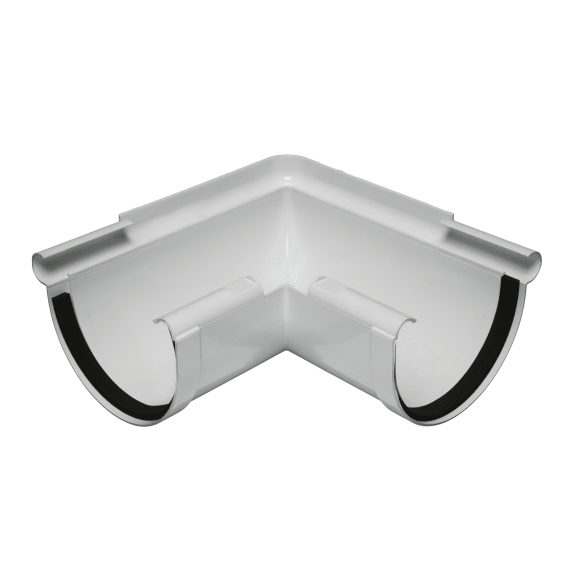 vynadeep pvc gutter angle ext 90deg picture 1