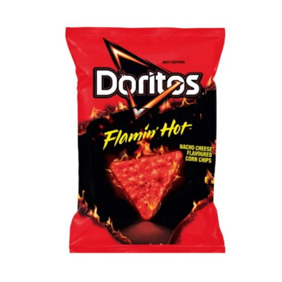 doritos flamin hot nacho cheese 145g picture 1