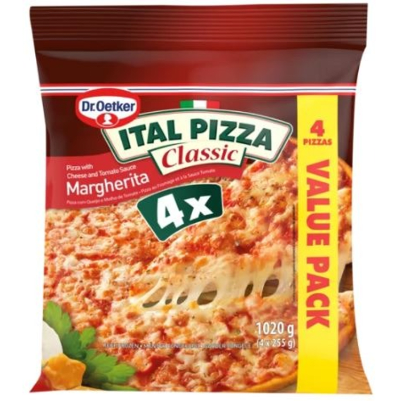 dr oetker ital pizza margherita 4x255g picture 1