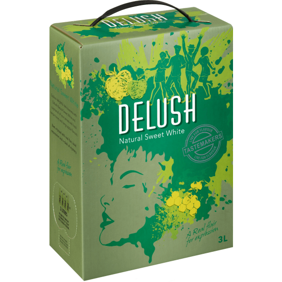 delush natural sweet white wine 3l picture 1