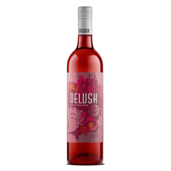 delush natural sweet rose wine 750ml picture 1