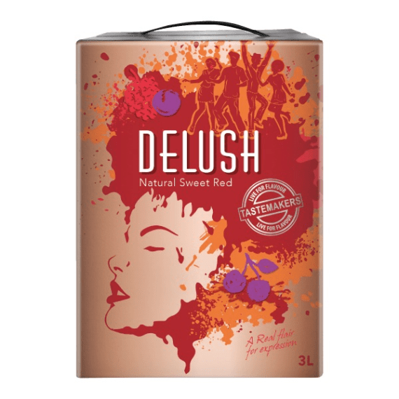delush natural sweet red wine 5l picture 1