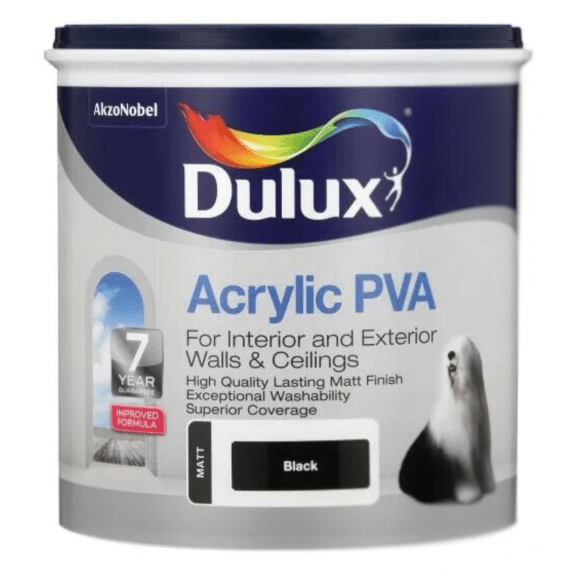 dulux matt black 1l 2 picture 1