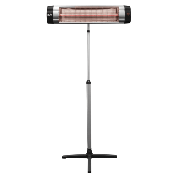 alva electric infrared heater w telescopic stand picture 1