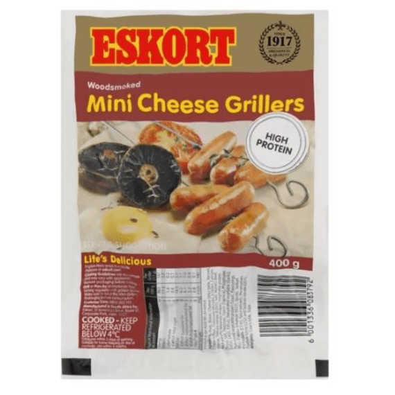Eskort Mini Cheese Grillers 400g Agrimark