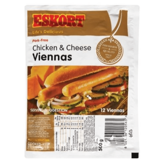 eskort vienna chicken cheese 500g picture 1