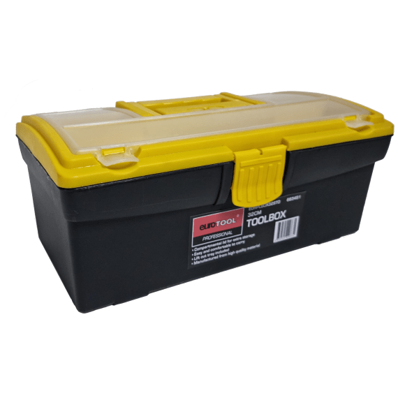 eurotool plastic toolbox std black 48cm picture 2