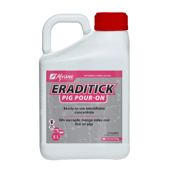 afrivet eraditick pig pour on 5l picture 1