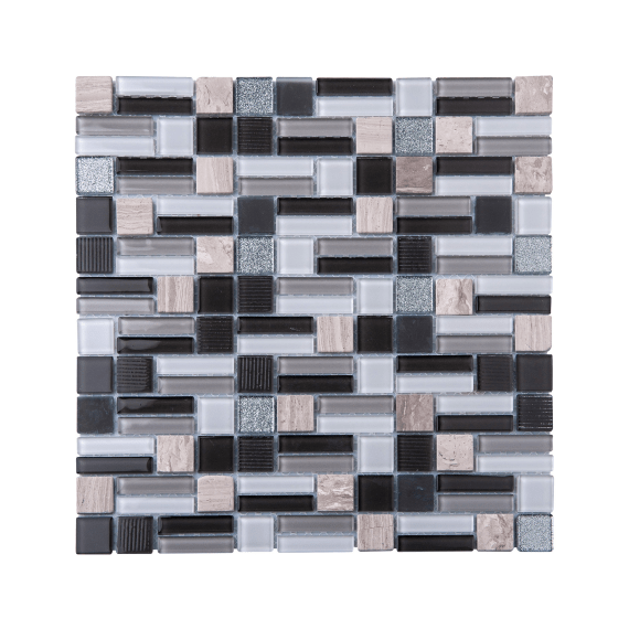 falcon mosaic glass stone grey mix 4mm picture 1