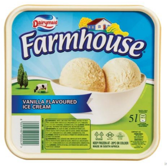 farmhouse ice cream vanilla 5l picture 1