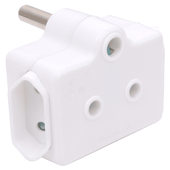 ellies adaptor 1x16 amp 2x5amp 2pin picture 1