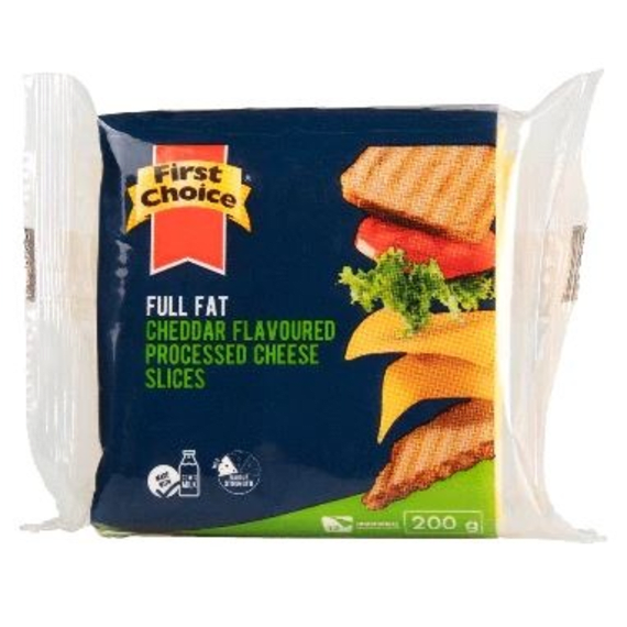first choice sliced cheddar 200g picture 1