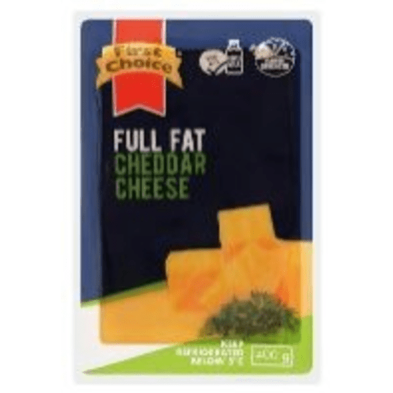 first choice cheddar 400g picture 1