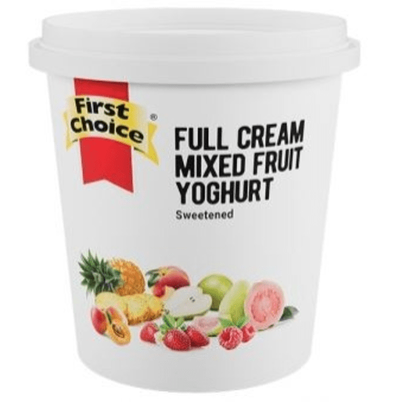 First Choice Yoghurt Mixed Fruit 1kg Agrimark