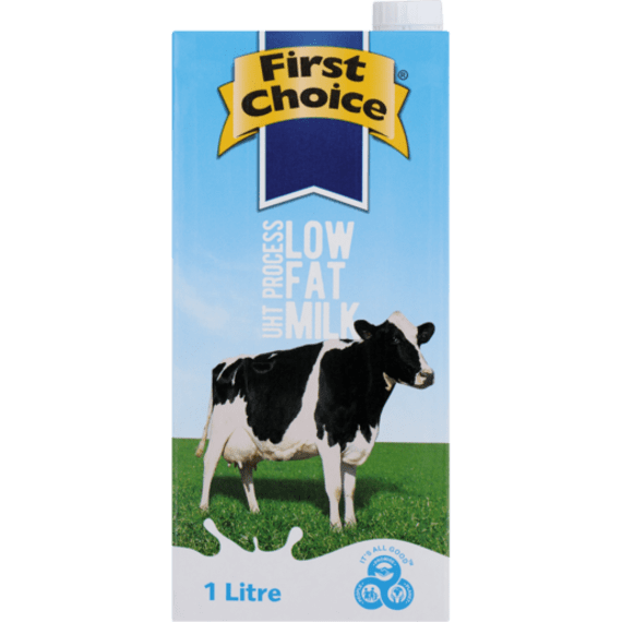 first choice uht low fat milk 1l picture 1