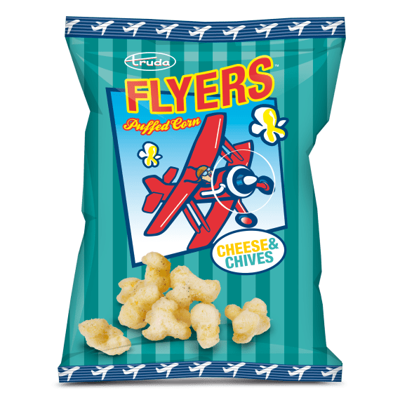 flyers puffs cheese chives 100g picture 1