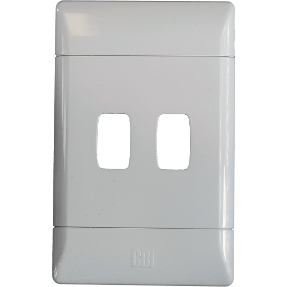 cbi light switch grid plate 2 l 2x4 wht picture 1