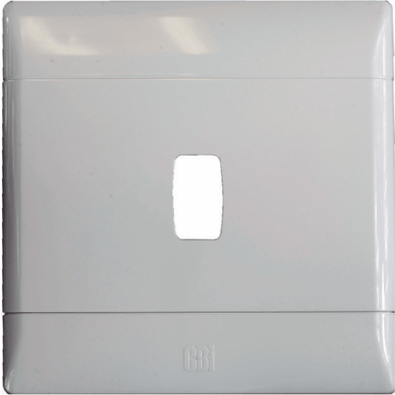 cbi light switch grid plate 1 l 4x4 wht picture 1